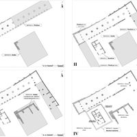 Fig. 5: Hypotheses of main construction phases of the Sanctuary (Demma, Belfiori forthcoming